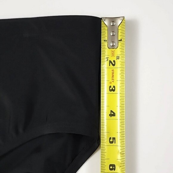 CHRISTINA Women's 2 Piece Tankini Swimsuit Fuschia Black Built-In Bra Size 14 - Picture 13 of 16